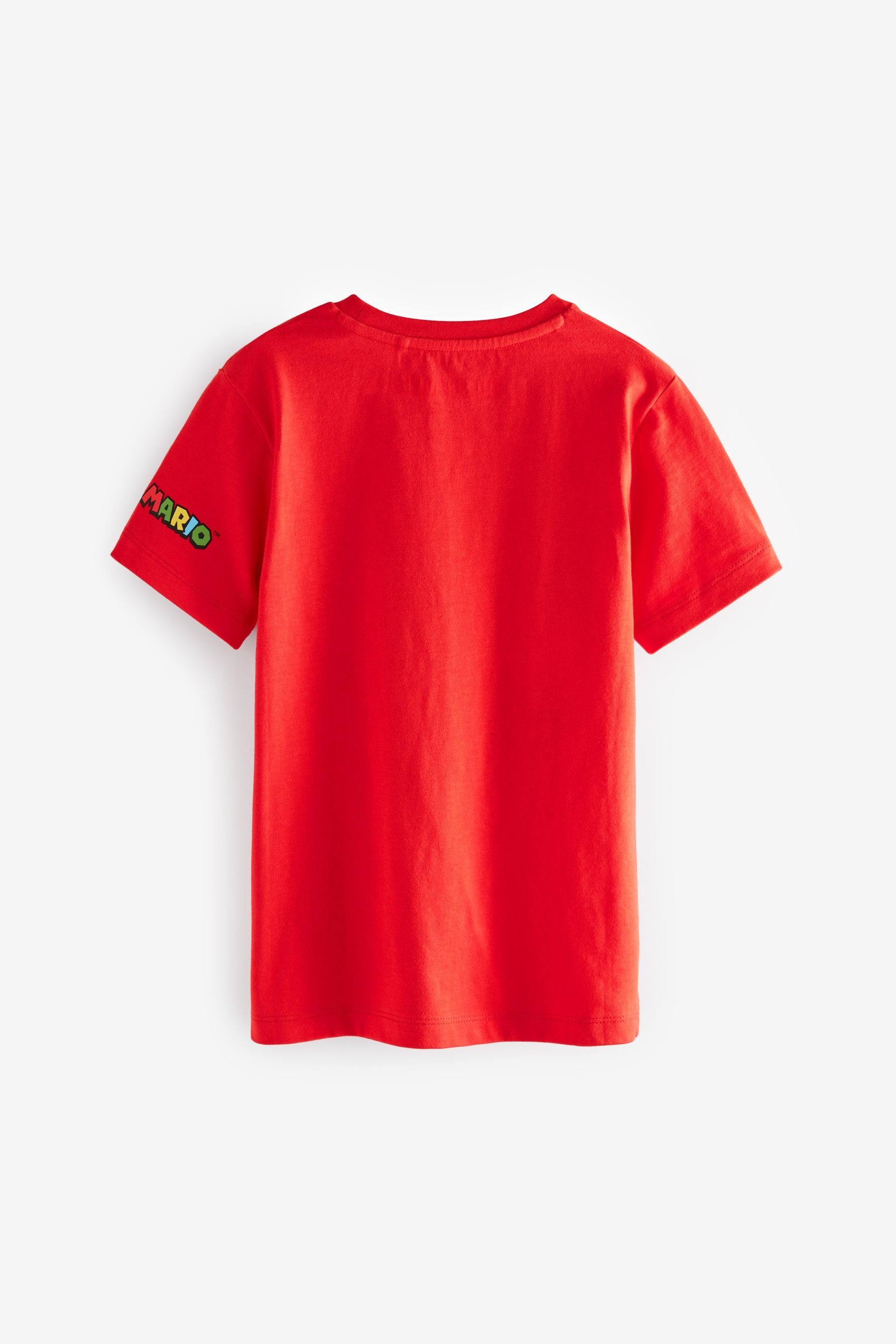 Next T-Shirt Lizenziertes Gaming Red T-Shirt And (1-tlg) Yoshi Mario