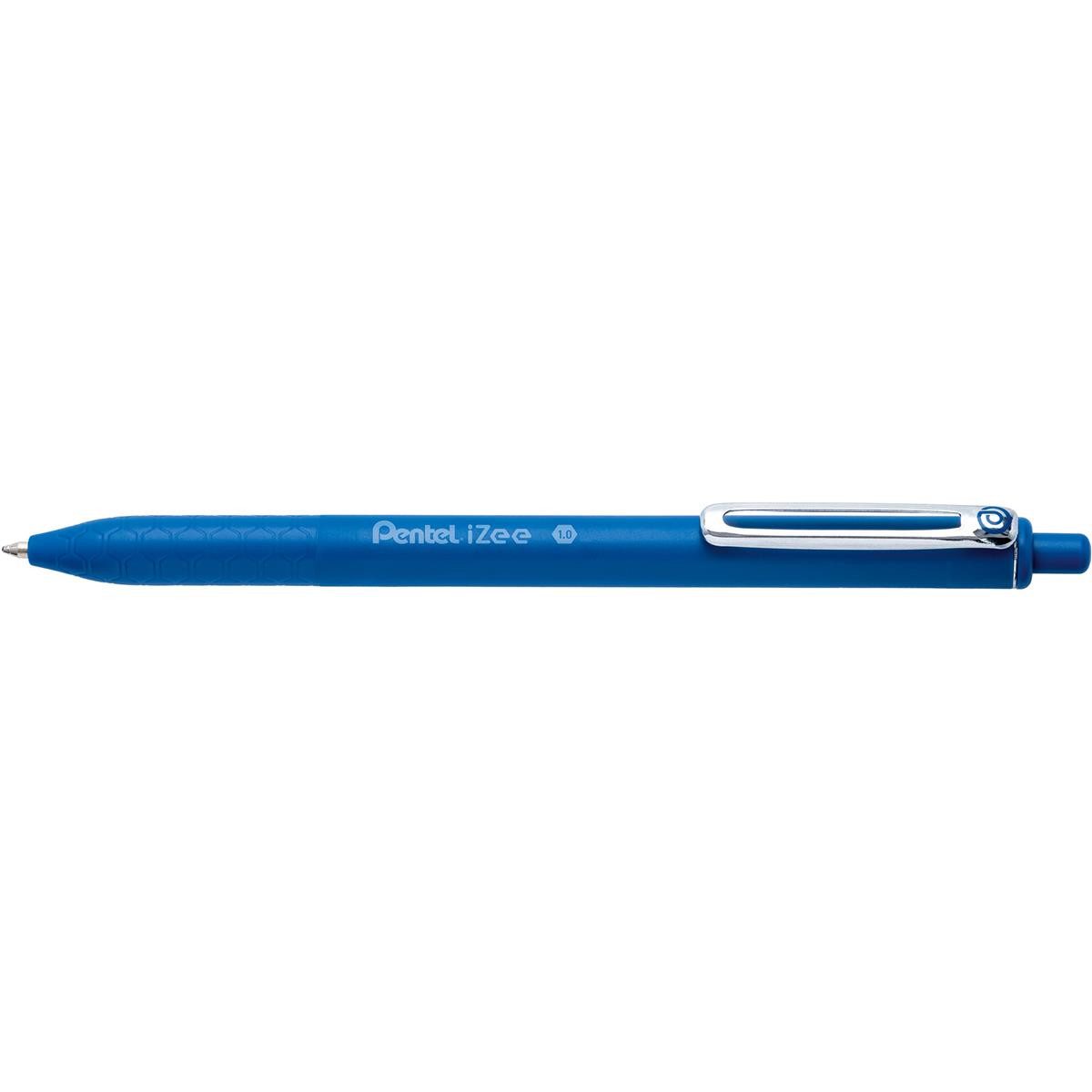 PENTEL Kugelschreiber PentelBX470-C Pentel Druck-Kugelschreiber iZee, blau