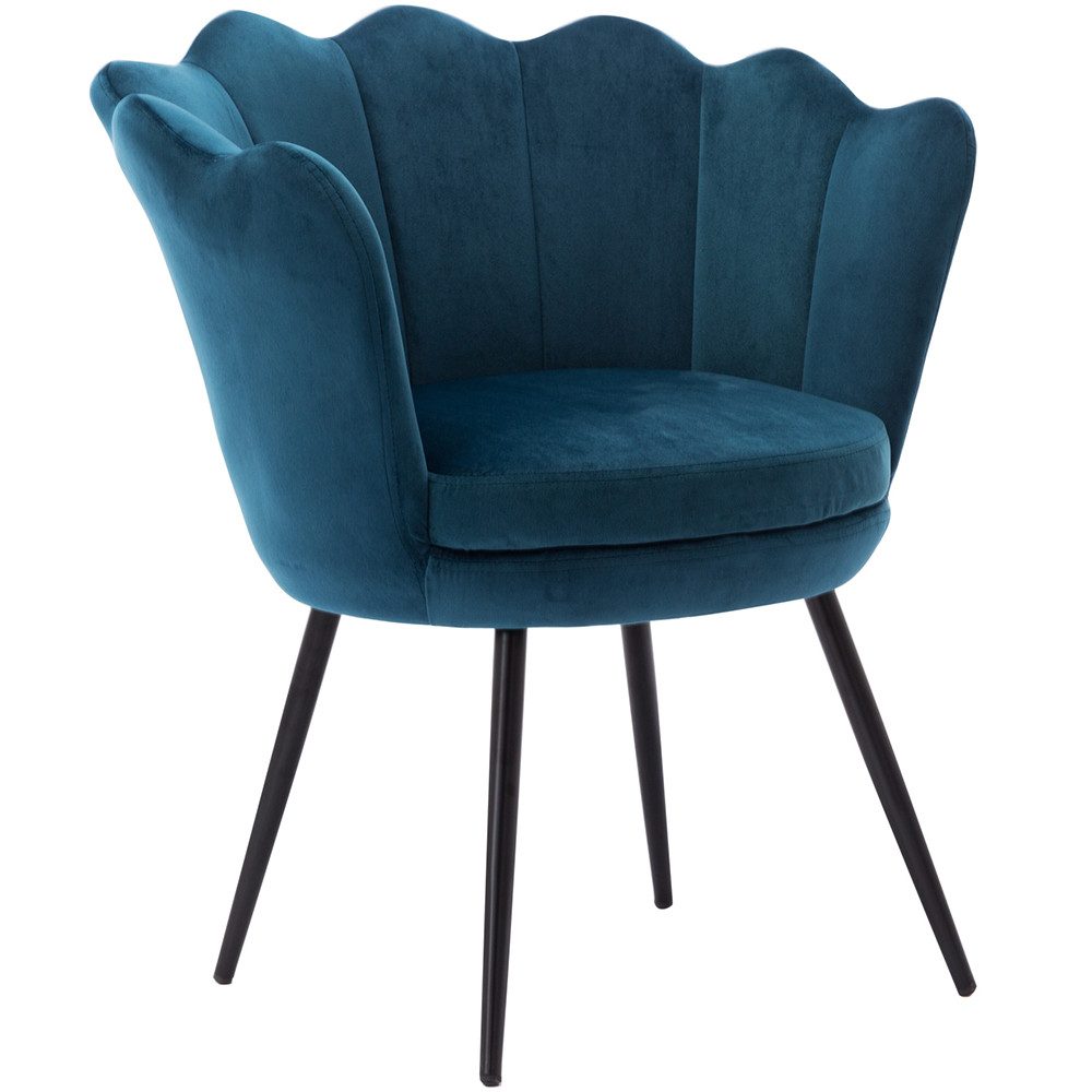 WAHSON OFFICE CHAIRS Loungesessel Sessel Weicher Samt Armlehnstuhl günstig online kaufen