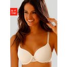 LASCANA Schalen-BH Nina Dessous mit Bügel, mit nahtlosen Cups und Spitze seitlich, Dessous