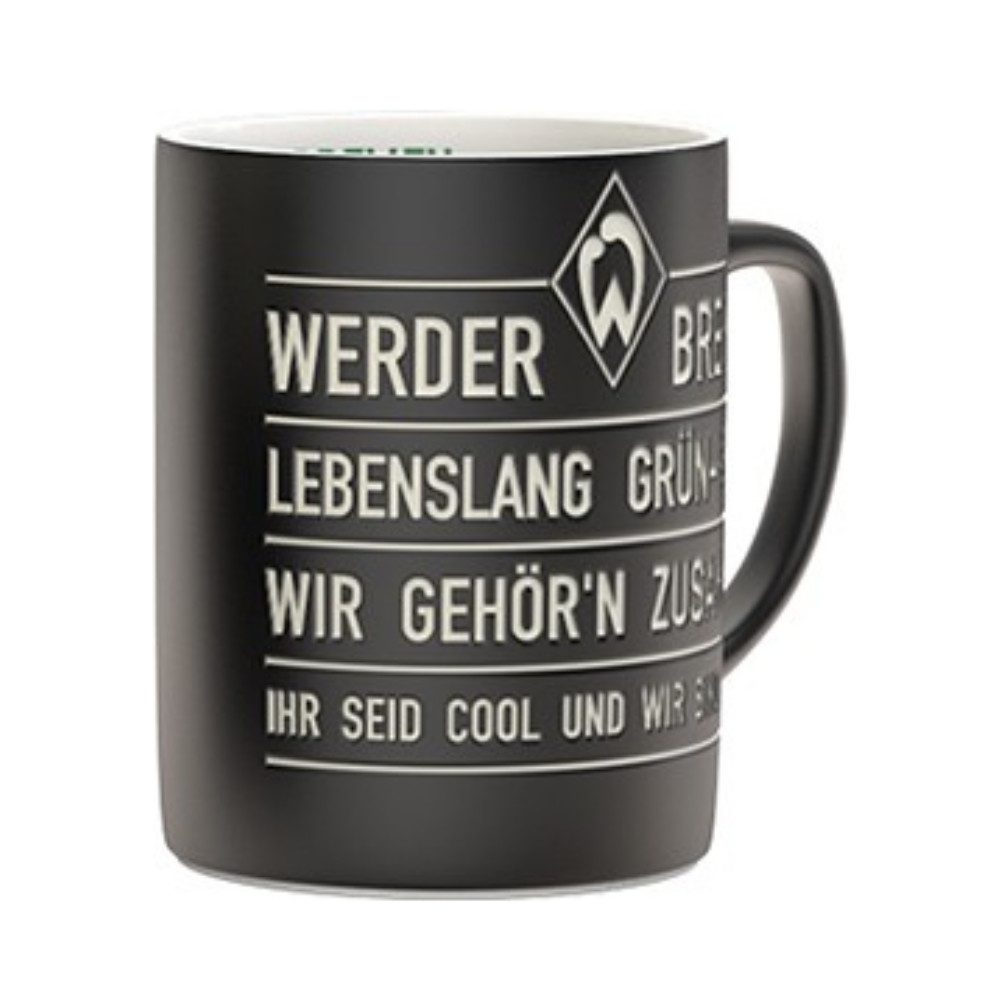Werder Bremen Becher SV Werder Bremen Tasse "Hymne", Keramik