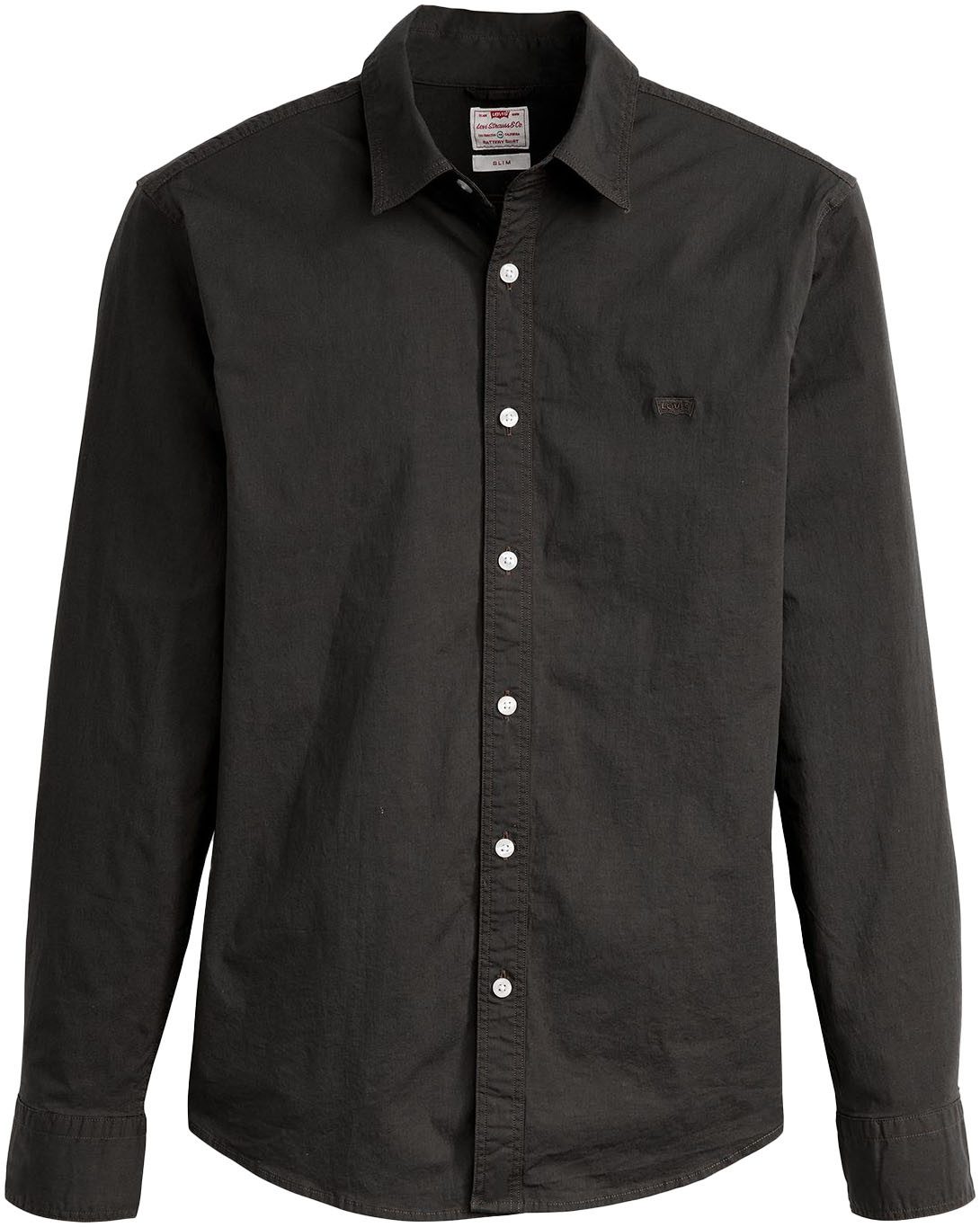 JET BLACK STRETCH POPLIN