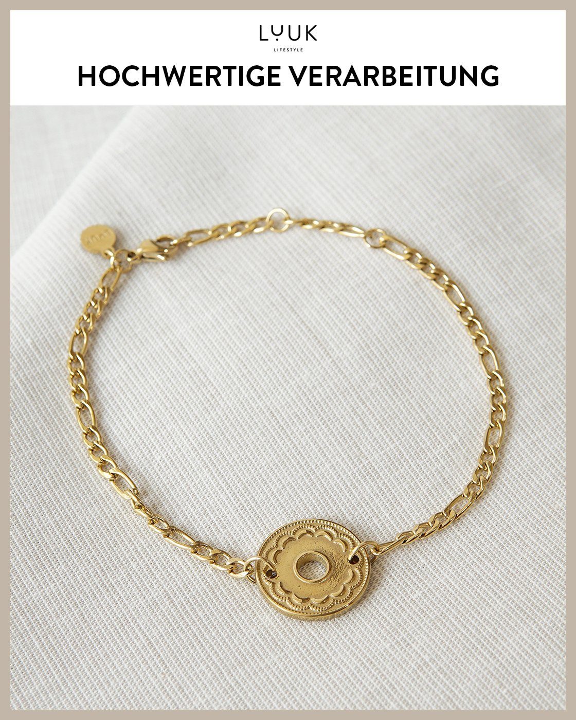 Schmuckbox LIFESTYLE toller Kreis, mit LUUK Gold Armband