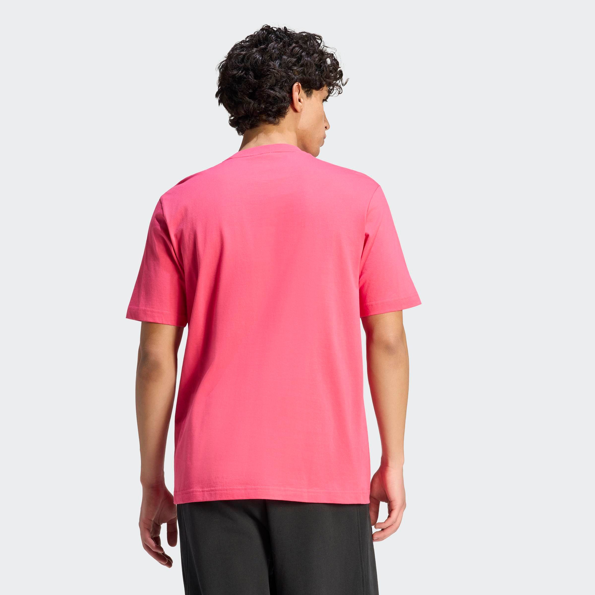 adidas Sportswear T-Shirt ESSENTIALS SMALL LOGO SINGLE JERSEY sportliches Kurzarmshirt, mit Rundhalsausschnitt