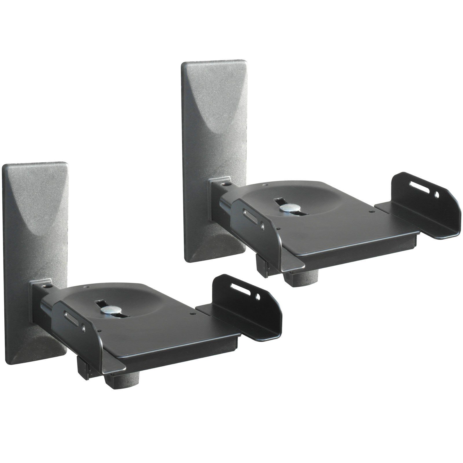 Drall Instruments Lautsprecher-Wandhalterung BH5BK, (2-tlg., Universal Lautsprecher Halterung schwenkbar neigbar drehbar bis 12 kg)