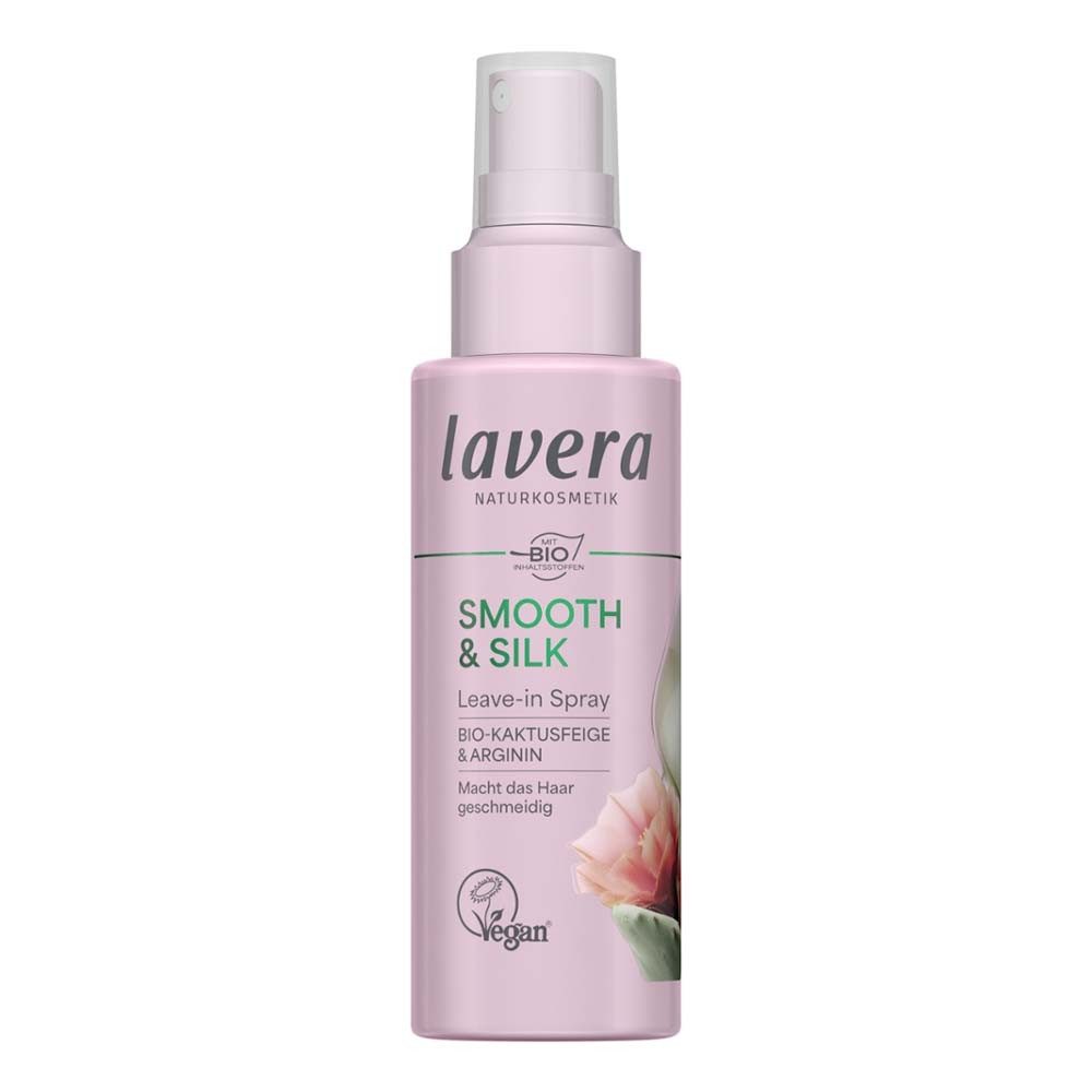 lavera Haarpflege-Spray Smooth & Silk - Leave-In Spray mit Bio-Kaktusfeige & Arginin 100ml