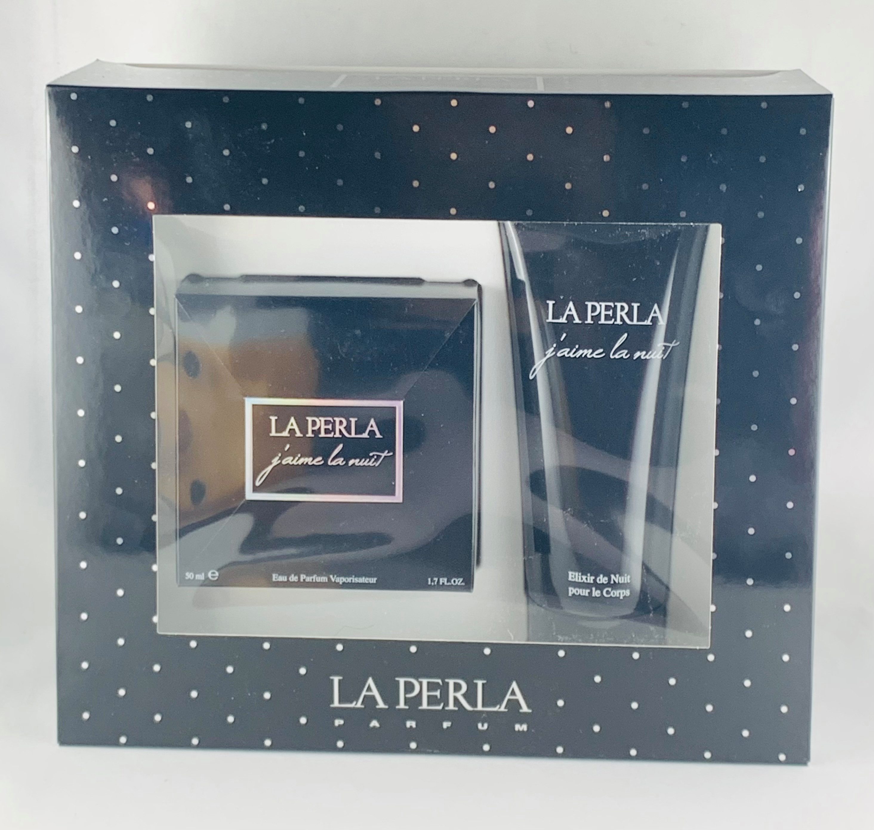 La Perla Eau de Parfum La Perla J’aime la Nuit Geschenkset – EdP 50 ml & Body Lotion 200 ml, 2-tlg.