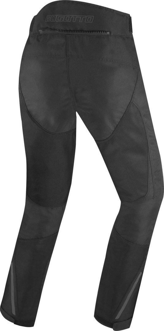 Bogotto Motorradhose Alastor Motorrad Textilhose Verbindungsreißverschluss,Knieprotektoren enthalten,Perforiert