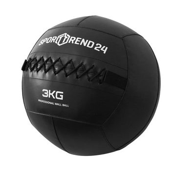 Sporttrend 24 Medizinball Wall Ball 3kg, Slamball Wallball Gewichtsball Gewichtball Fitnessball Sportball Trainingsball