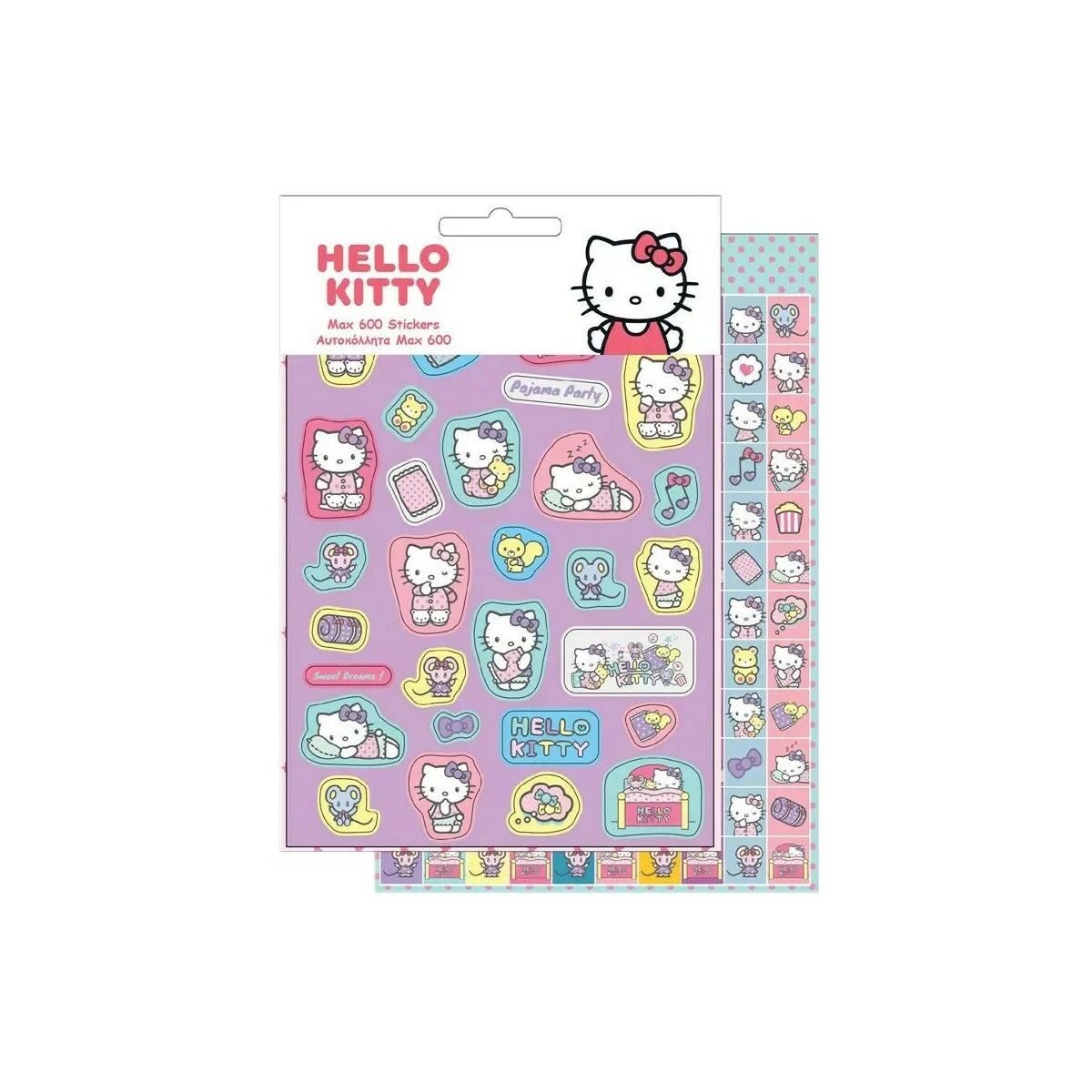 Hello Kitty Kreativset Hello Kitty Sweet 600-teilige Aufkleberset
