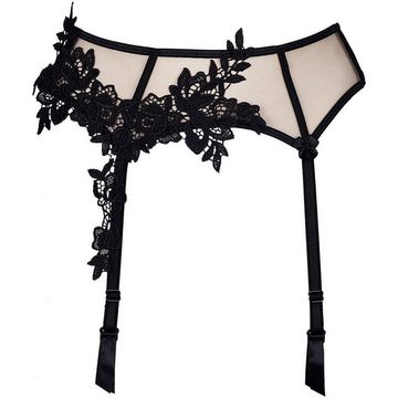 Axami Strapsgürtel V-8842 garter belt beige-black M