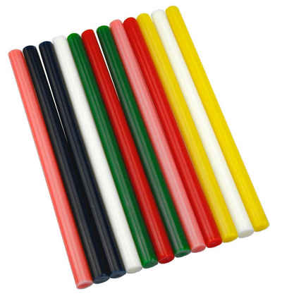 Klebesticks 12 Heißklebesticks 11,2 x 200mm farbig bunt
