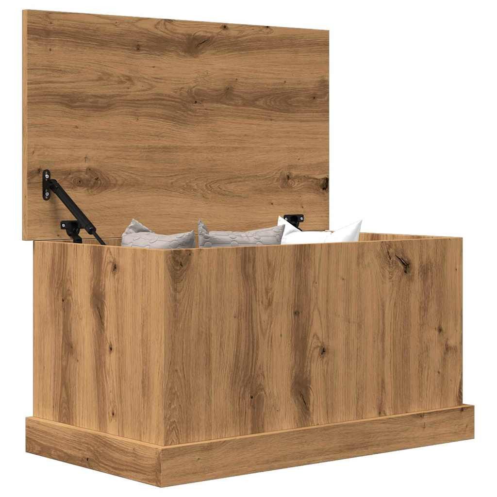 vidaXL Aufbewahrungsbox Aufbewahrungstruhe Artisan-Eiche 70x40x38 cm Holzwerkstoff (1 St)