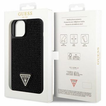 Guess Smartphone-Hülle Guess Rhinestone Triangle Hardcase Schutzhülle für Apple iPhone 14