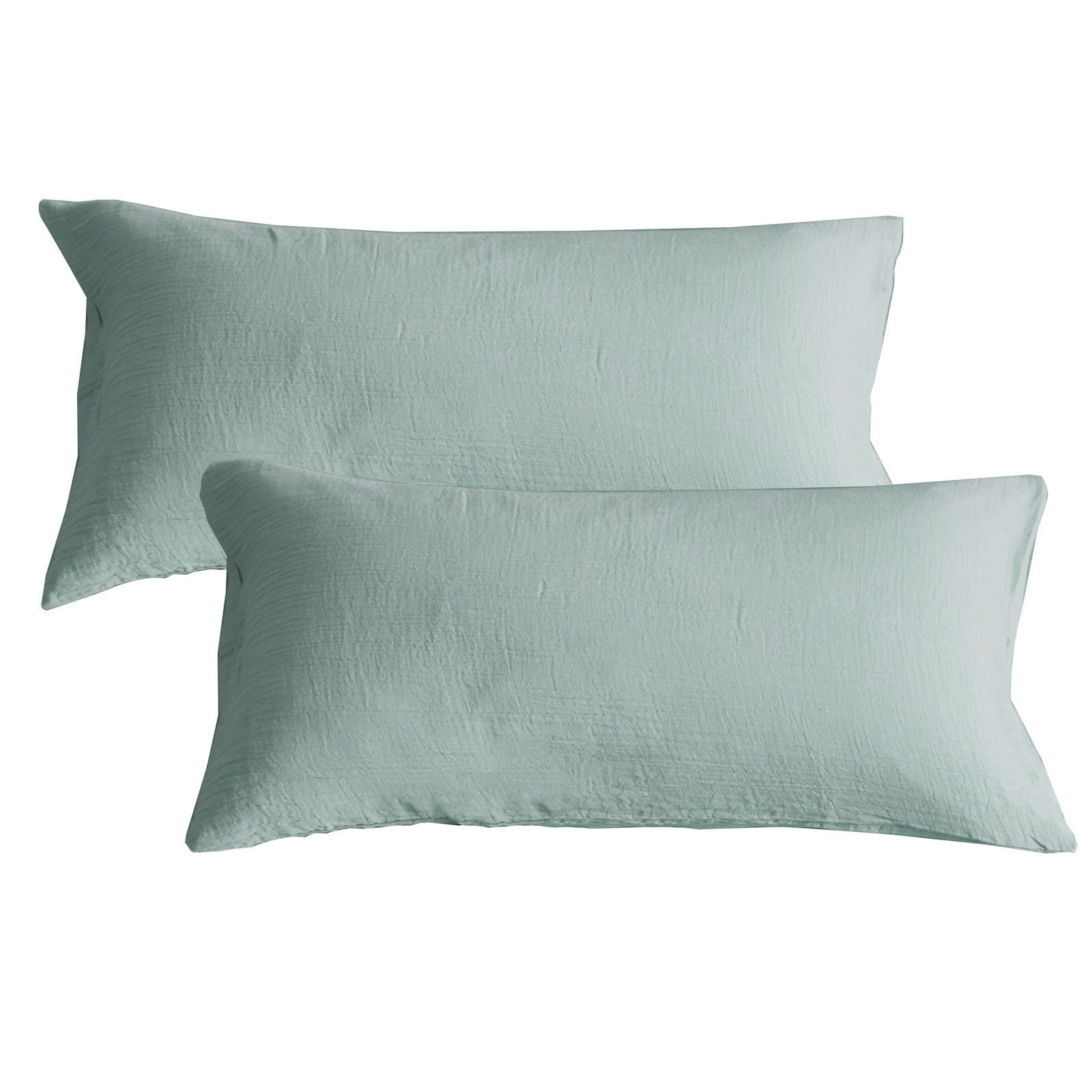 KEAYOO Bettwäsche SBD Double Gauze Muslin, Baumwolle, 2 teilig, Double Gauze 100% Baumwolle Bügelfrei weiche Bettwäsche
