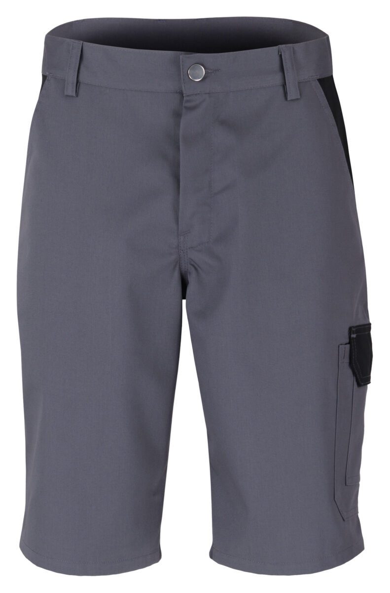 Arbeitsshorts beb HANDWERK Herren Short CLASSIC 53cm Polyestermix Grau/Schwarz