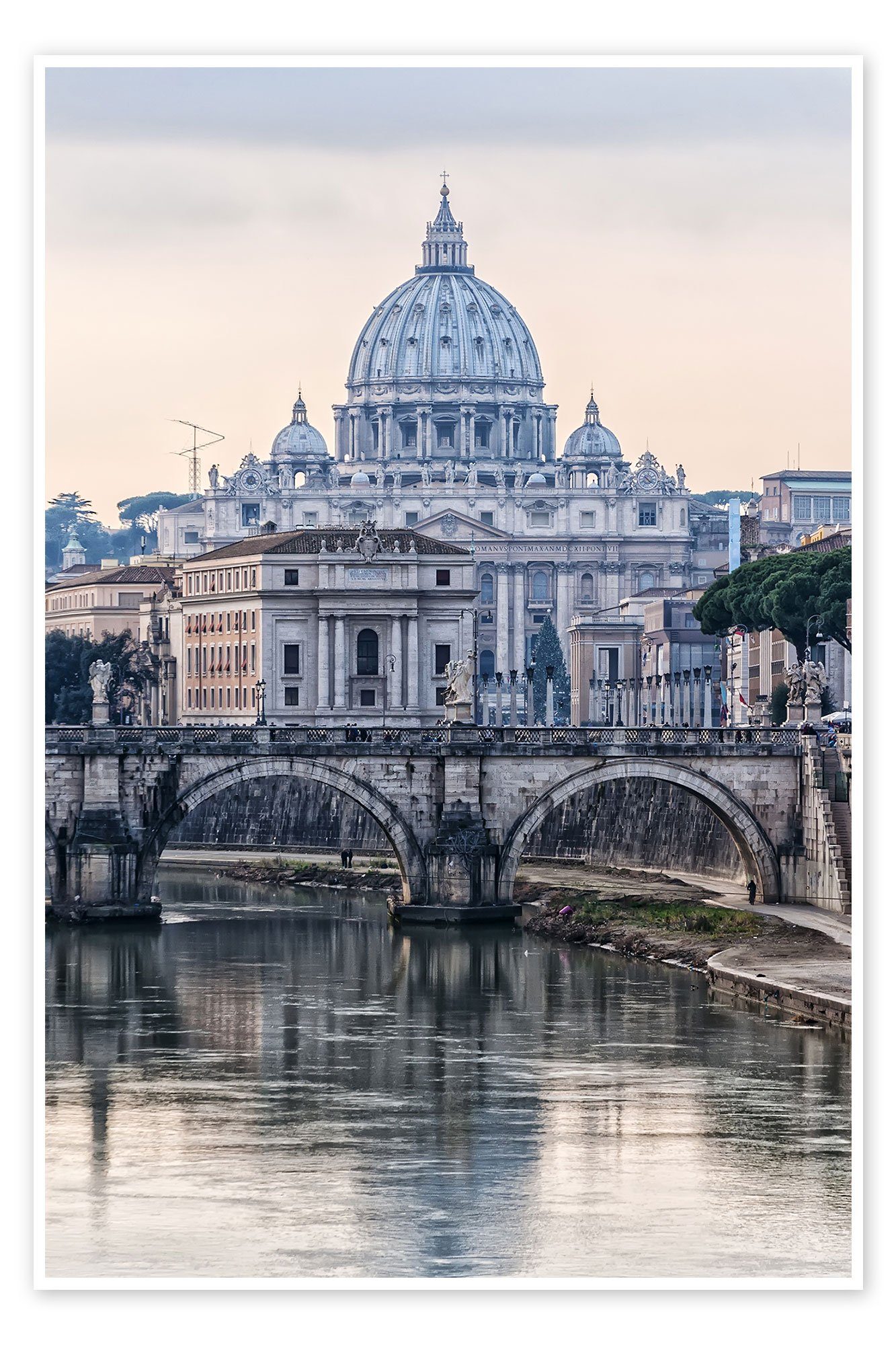 Posterlounge Poster Editors Choice, Die Basilika des Vatikans, Fotografie