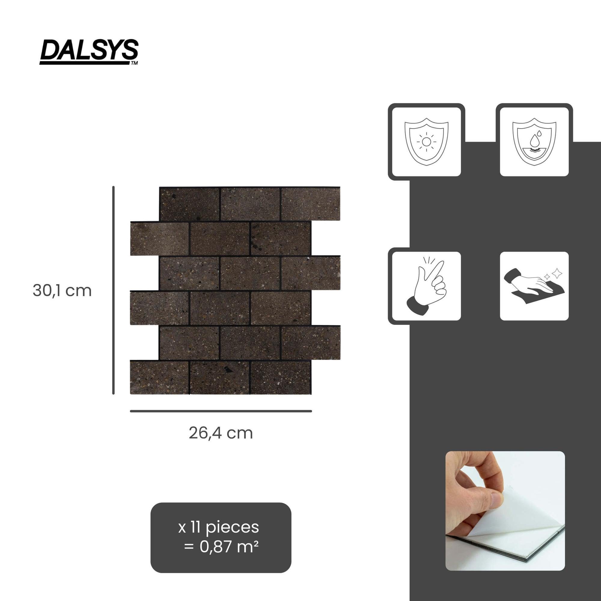 Dalsys Wandpaneel 0,87m² 11 Stück selbstklebend, günstig online kaufen