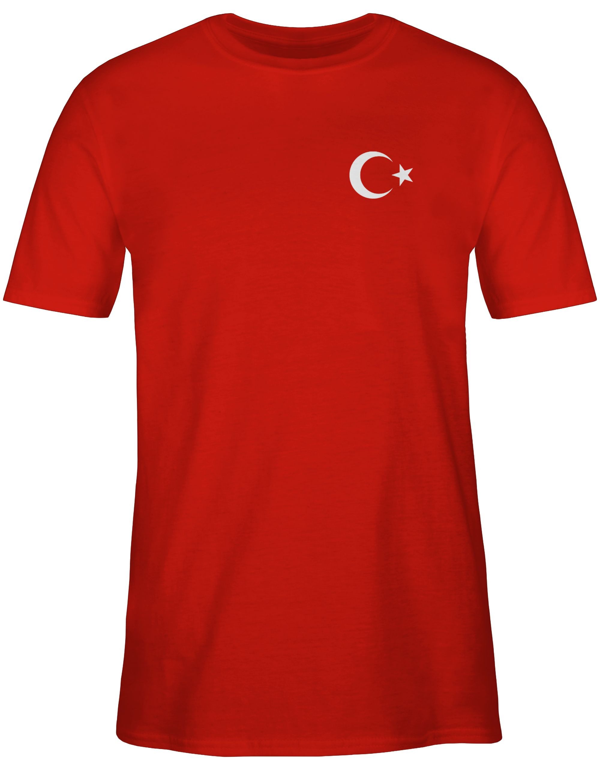 Shirtracer T-Shirt Wappen Türkei Logo, Turkey Türkiye 2026 Fussball WM Fana günstig online kaufen
