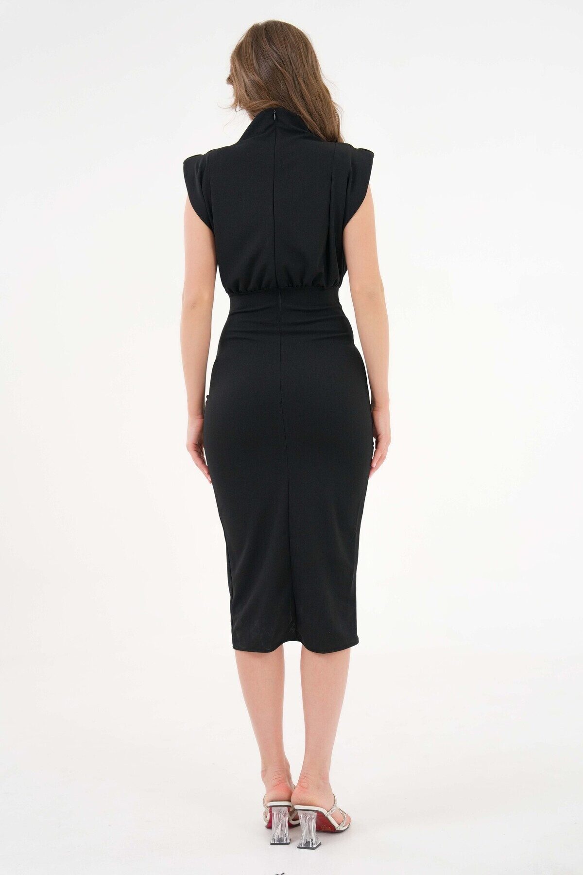WOMAN VISION Midikleid Wickelkleid in Midi-Länge – Bild 3 von 5
