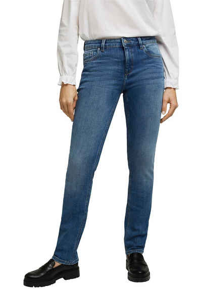 Esprit Straight-Jeans mit kontrastfarbenen Nähten
