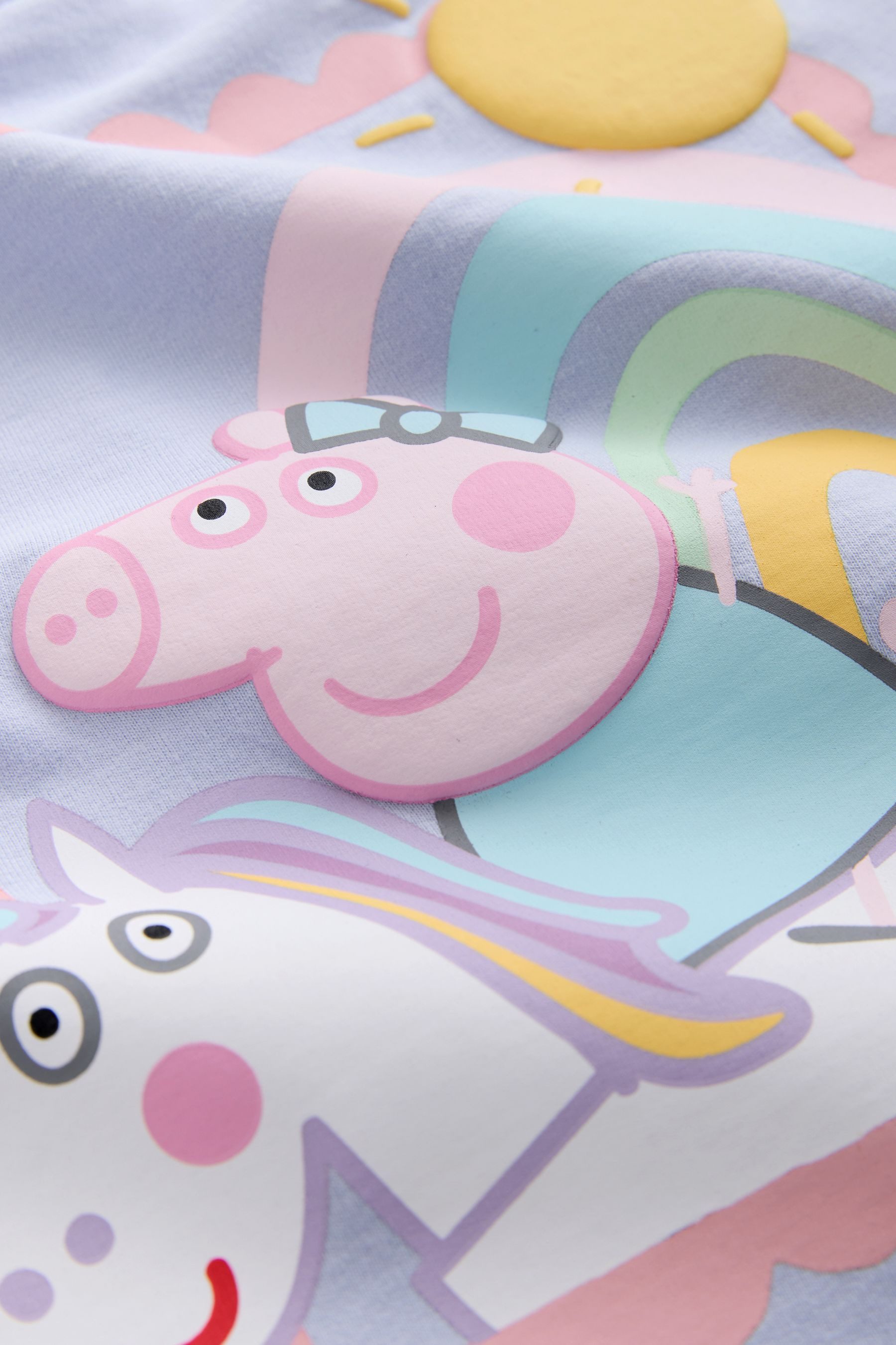 Next Top & Leggings Langarmoberteil & ausgestellte Leggings, Peppa Pig (2-tlg) – Bild 3 von 4