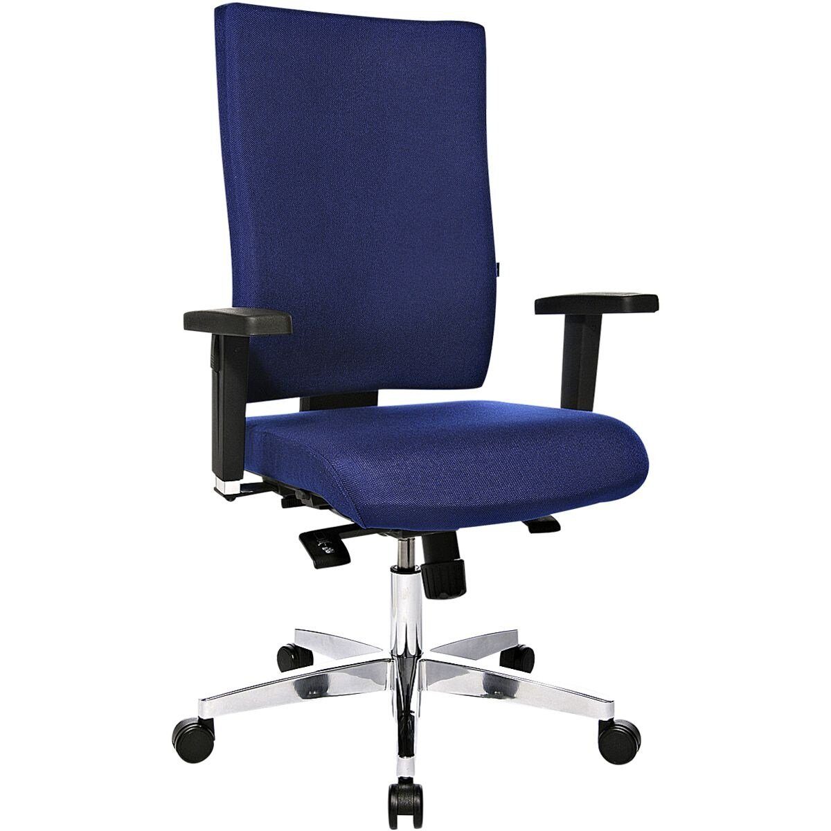 Otto Office Premium Office Premium Schreibtischstuhl Sitztiefenverstellung blau mit Premium, Armlehnen und