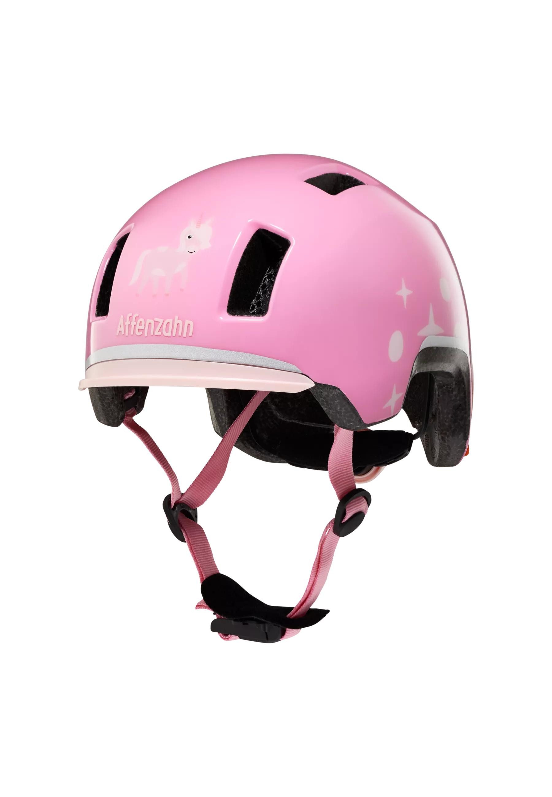 Affenzahn Kinderfahrradhelm Fahrradhelm, mit integriertem Rücklicht