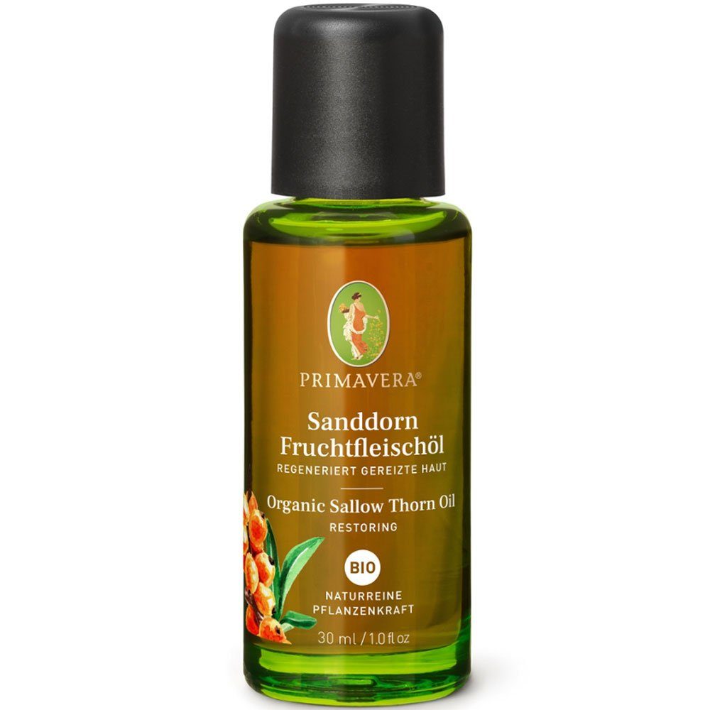 Primavera Life GmbH Gesichtsöl Sanddorn Fruchtfleischöl bio, 30 ml