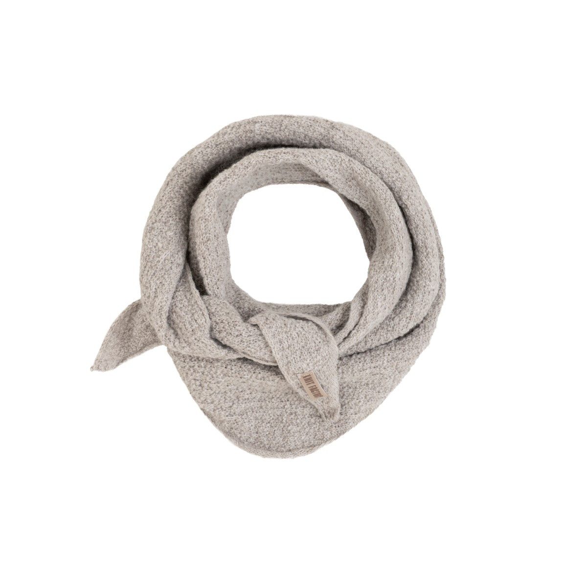 Knit Factory Strickschal Yuna Mini Iced Clay Hellgrau, (1-St), Modell Yuna, für Herbst, Winter