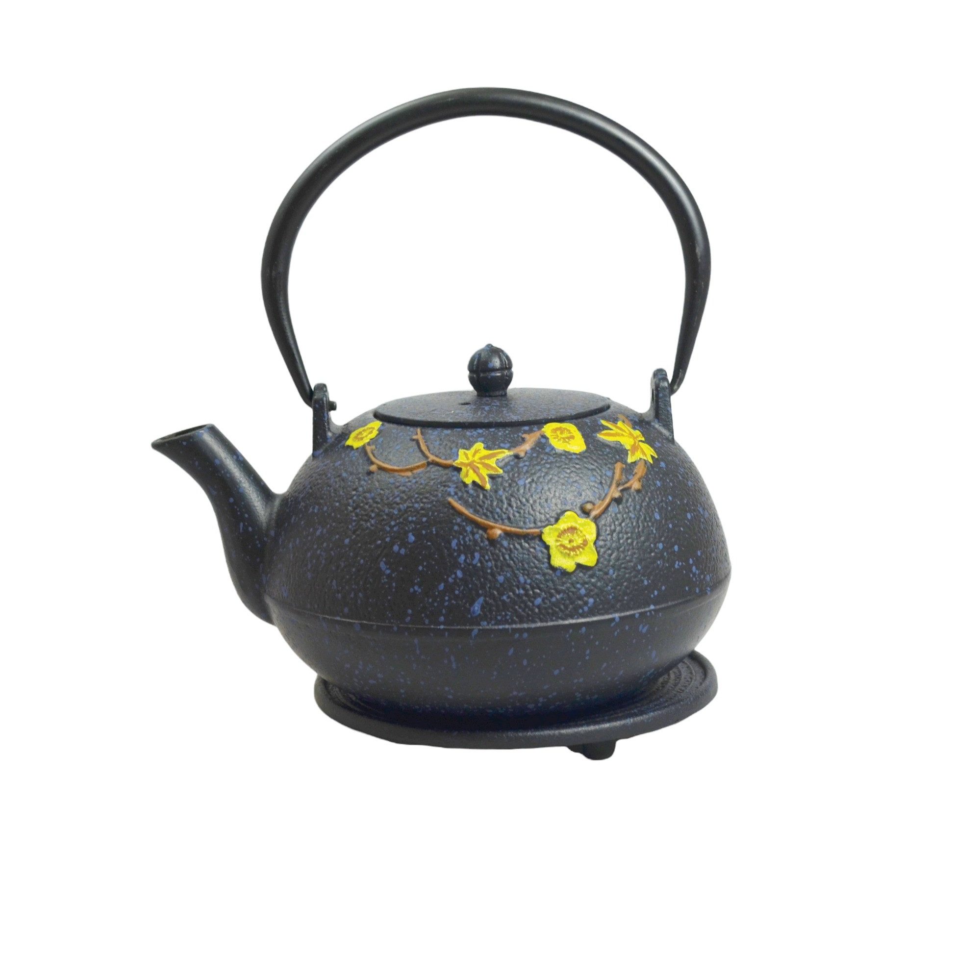 JA-UNENDLICH Teekanne Hama, 1.0 l, aus Gusseisen handgefertigt im Sandgussverfahren, innen emailliert