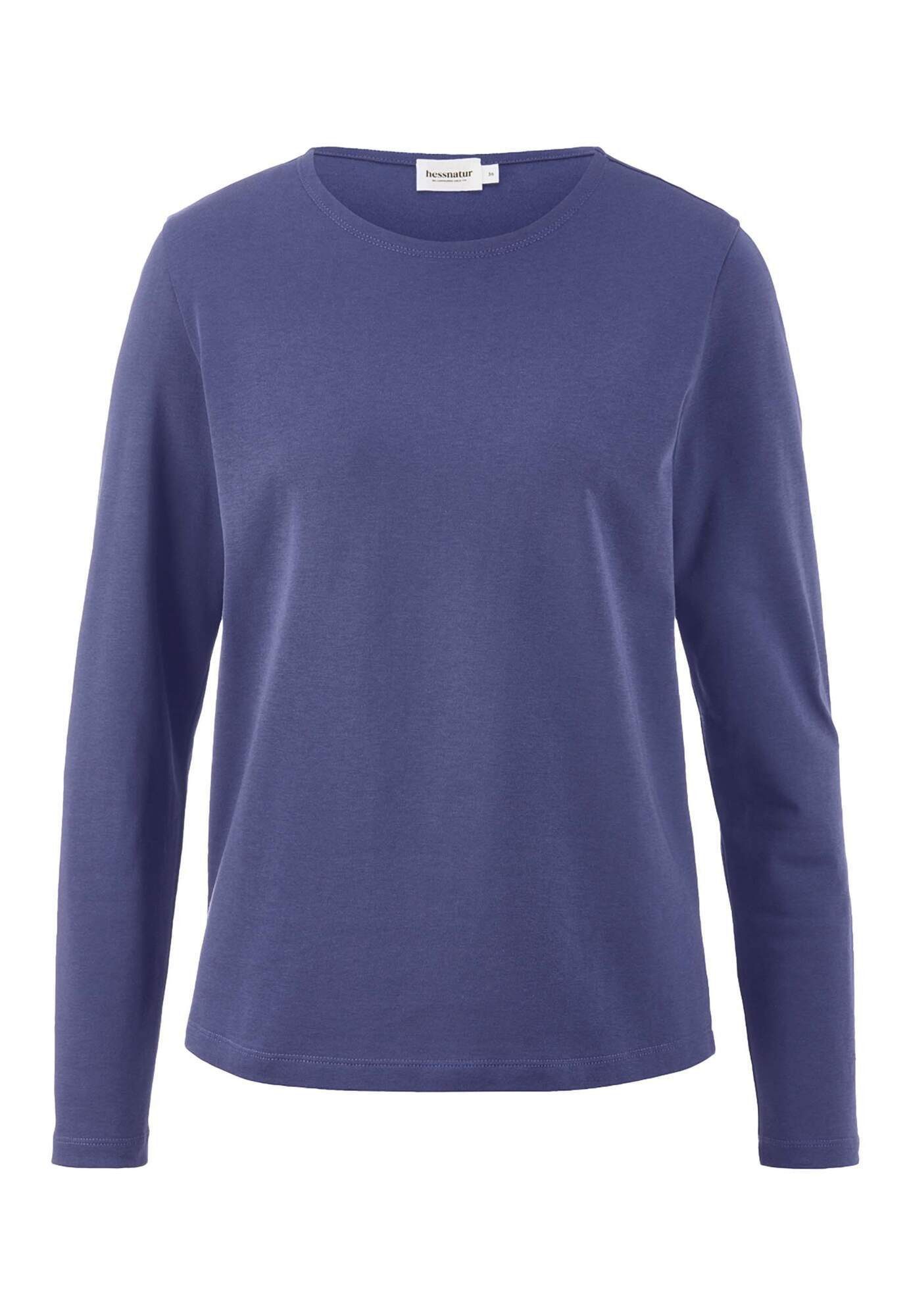 Hessnatur T-Shirt Langarm Regular aus reiner günstig online kaufen