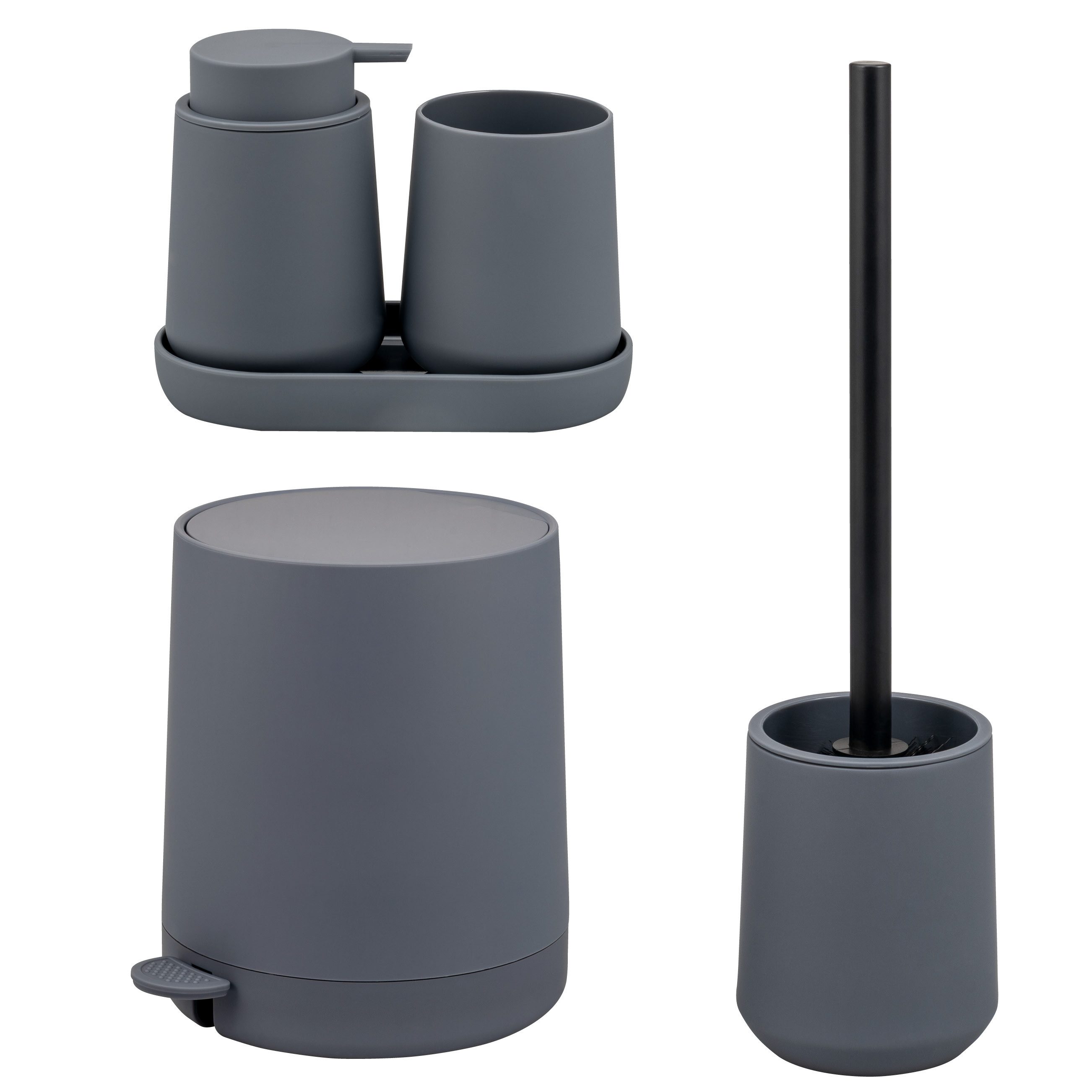 eluno Badaccessoire-Set TESERO 5tlg. Soft-Touch, 5 tlg.