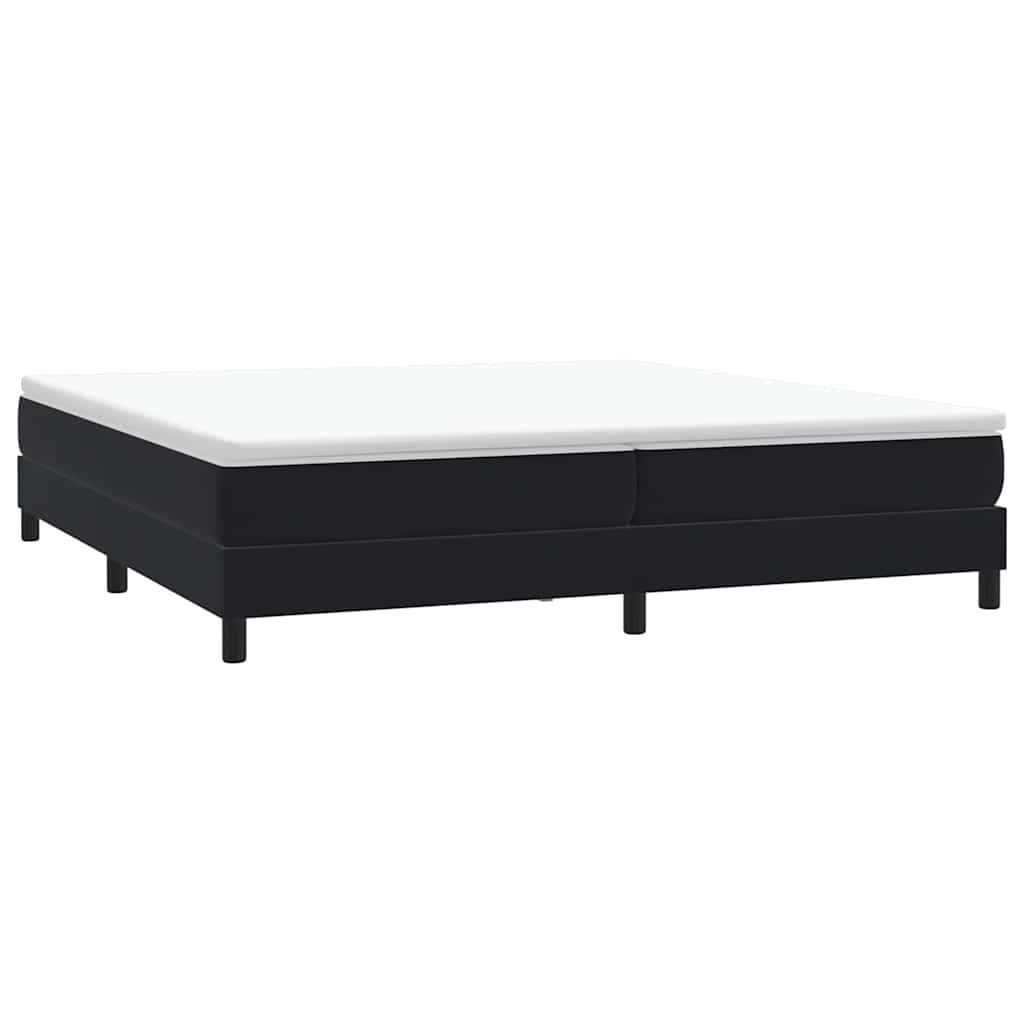 vidaXL Bett Boxspringbett ohne Matratze Schwarz 200x220 cm Samt