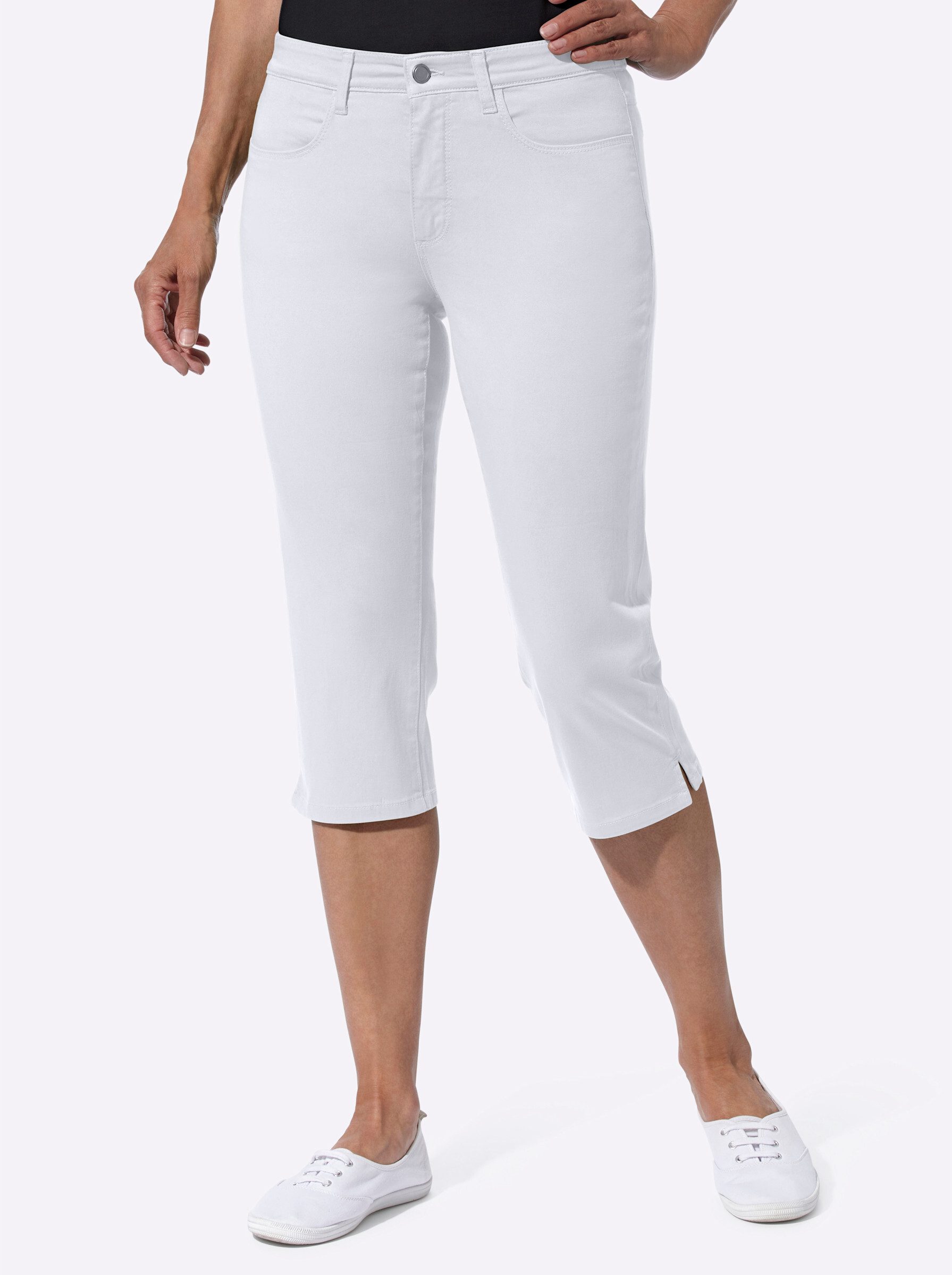 Sieh an! Jeansshorts Caprijeans günstig online kaufen