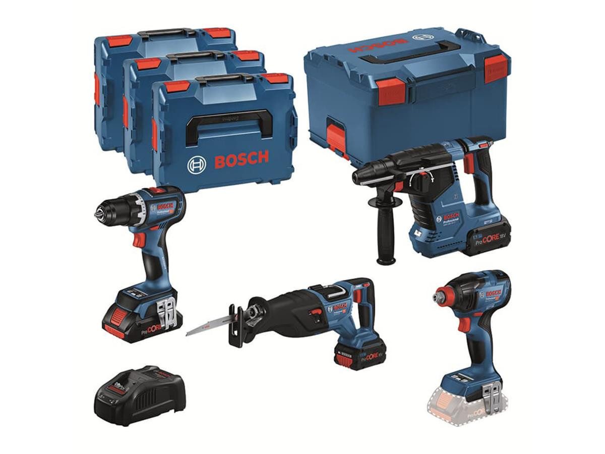 Bosch Professional Elektrowerkzeug-Set "SHK / Sanitär", Set, 15-tlg.
