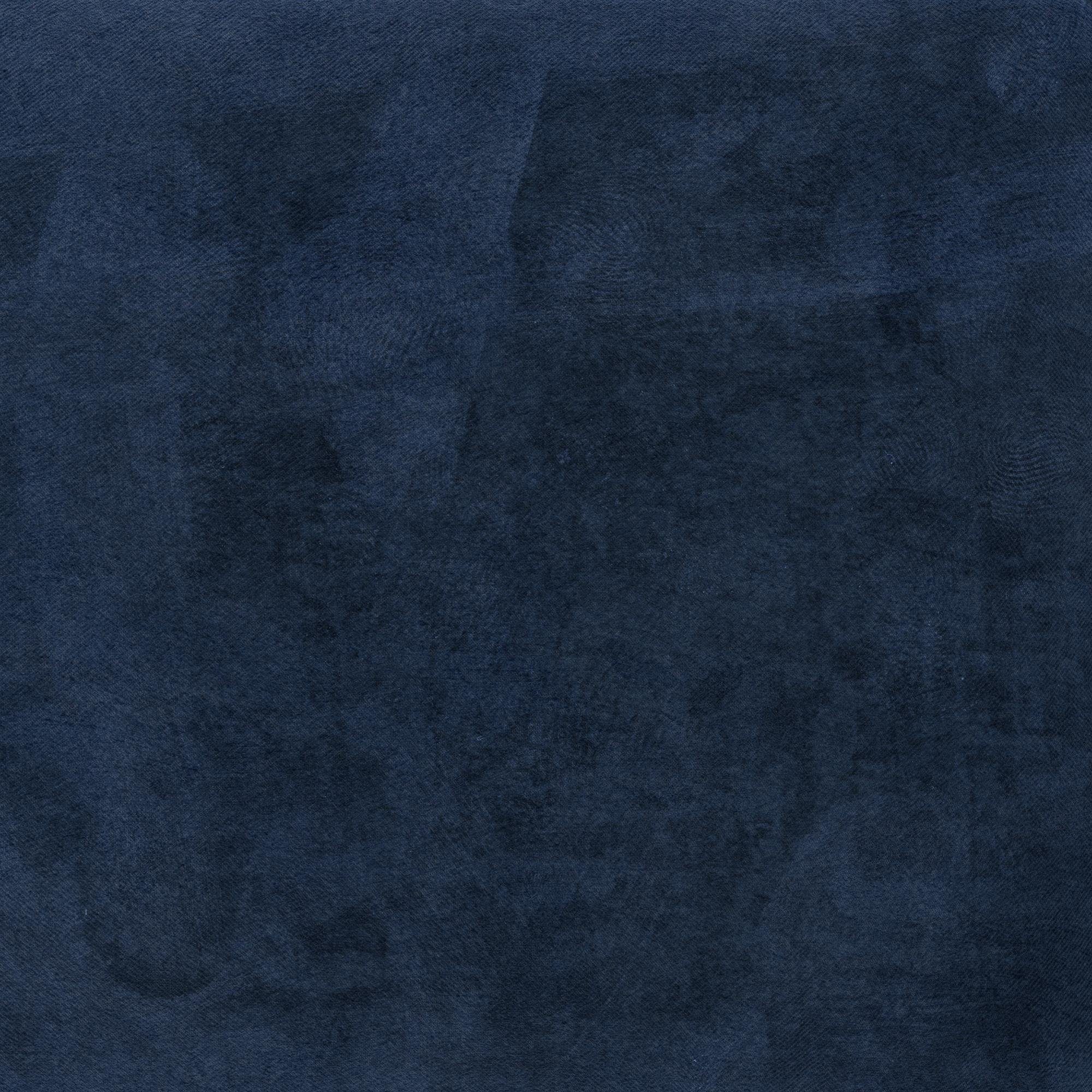 blau Samtbezug, Nackenrollen, Edison, Ecksofa Schlafsofa loft24 mit cm, 2 Breite 211