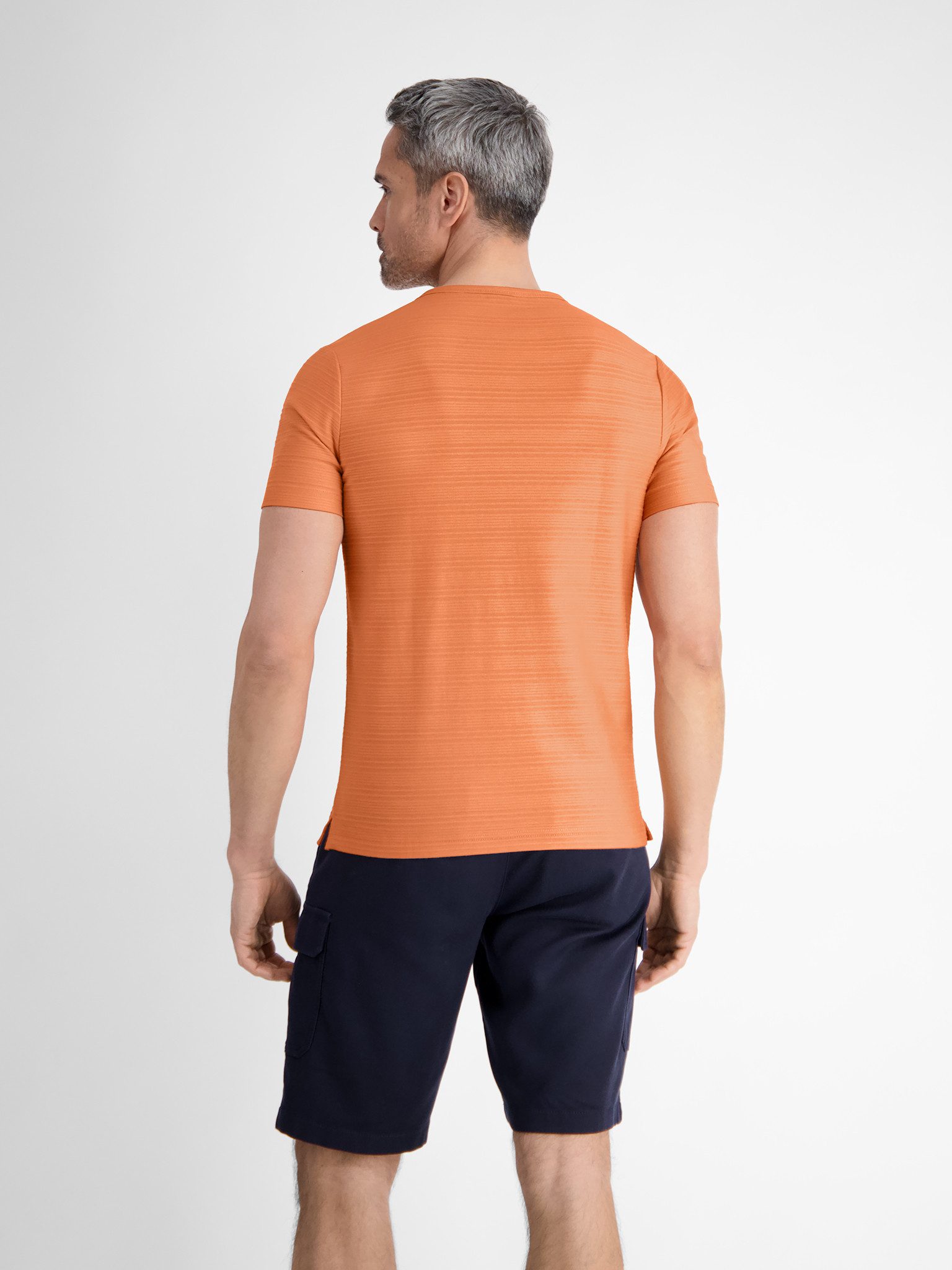 LERROS Kurzarmshirt mit Serafino-Kragen und kurzer Knopfleiste günstig online kaufen