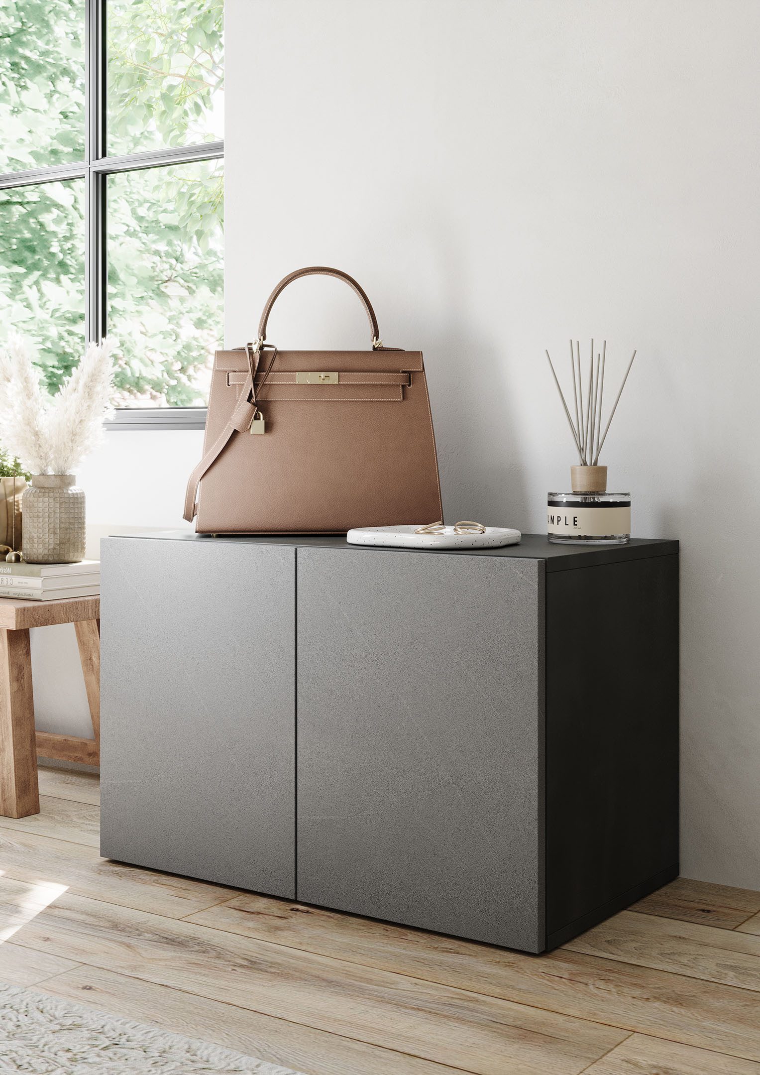 INOSIGN Schuhschrank Pratiko Breite 63 cm, Höhe 42 cm, Garderobenbank, Flur günstig online kaufen