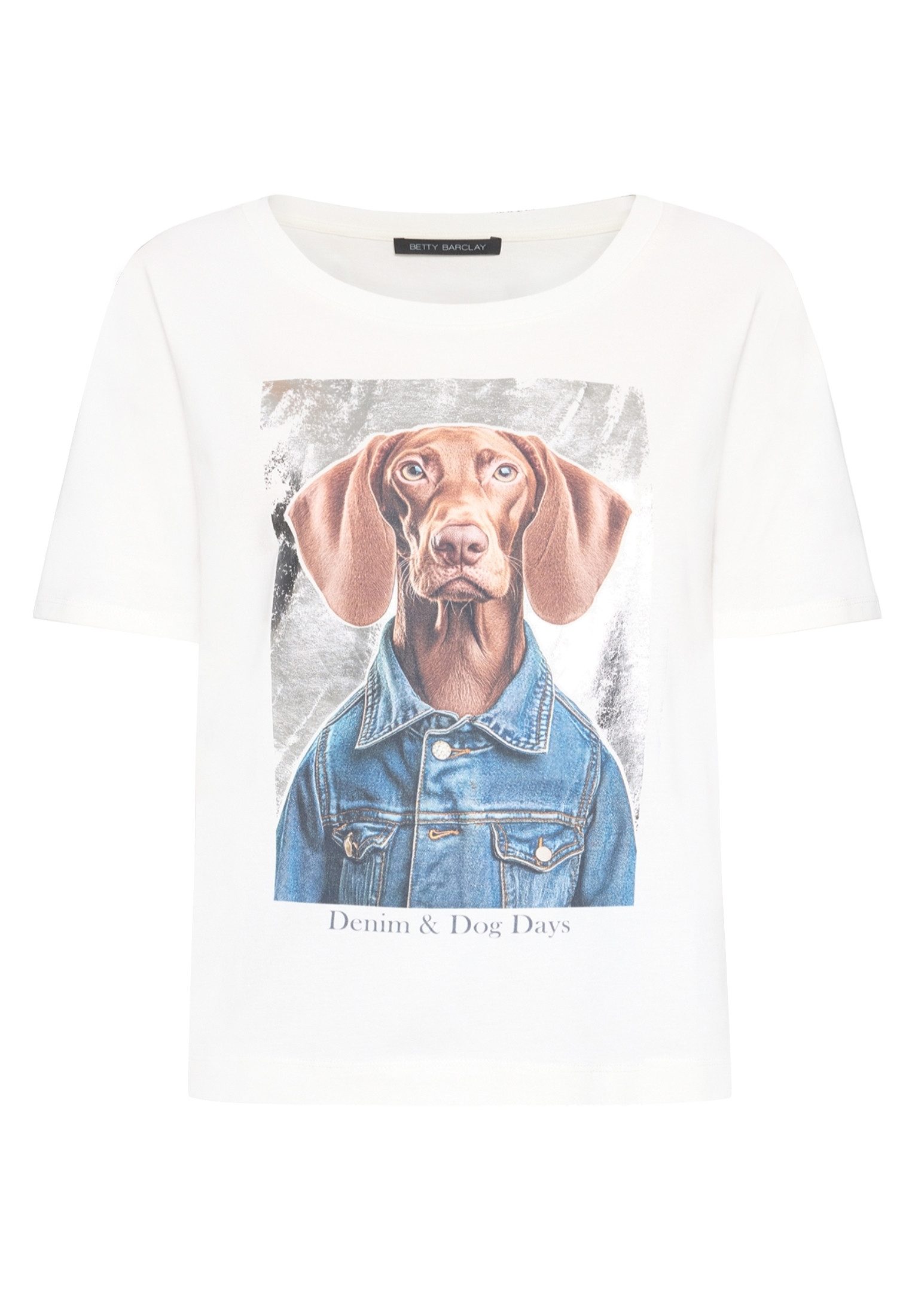 Betty Barclay Kurzarmshirt Damen mit Aufdruck (1-tlg) günstig online kaufen