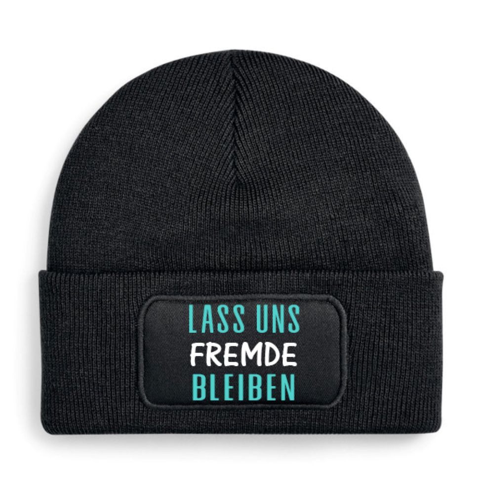 TShirt-People Beanie Beechfield Original Patch Beanie - Lass uns fremde bleiben