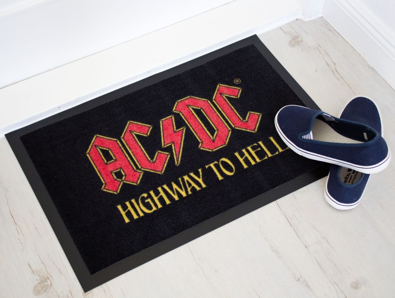 Mr. Höhe: AC/DC Highway Teppich Türmatte Hell mm cm, Ghorbani, 3 to 060 Rechteckig, - x 040