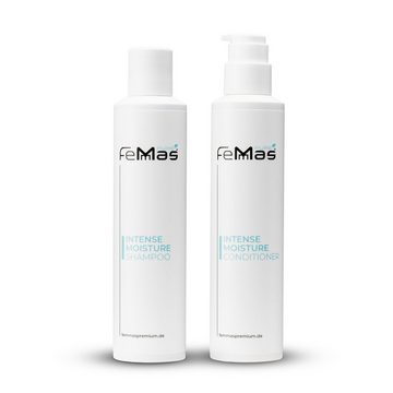 Femmas Premium Haarpflege-Set Femmas Pure Intense Moisture Geschenkset Shampoo & Conditioner, 2-tlg.