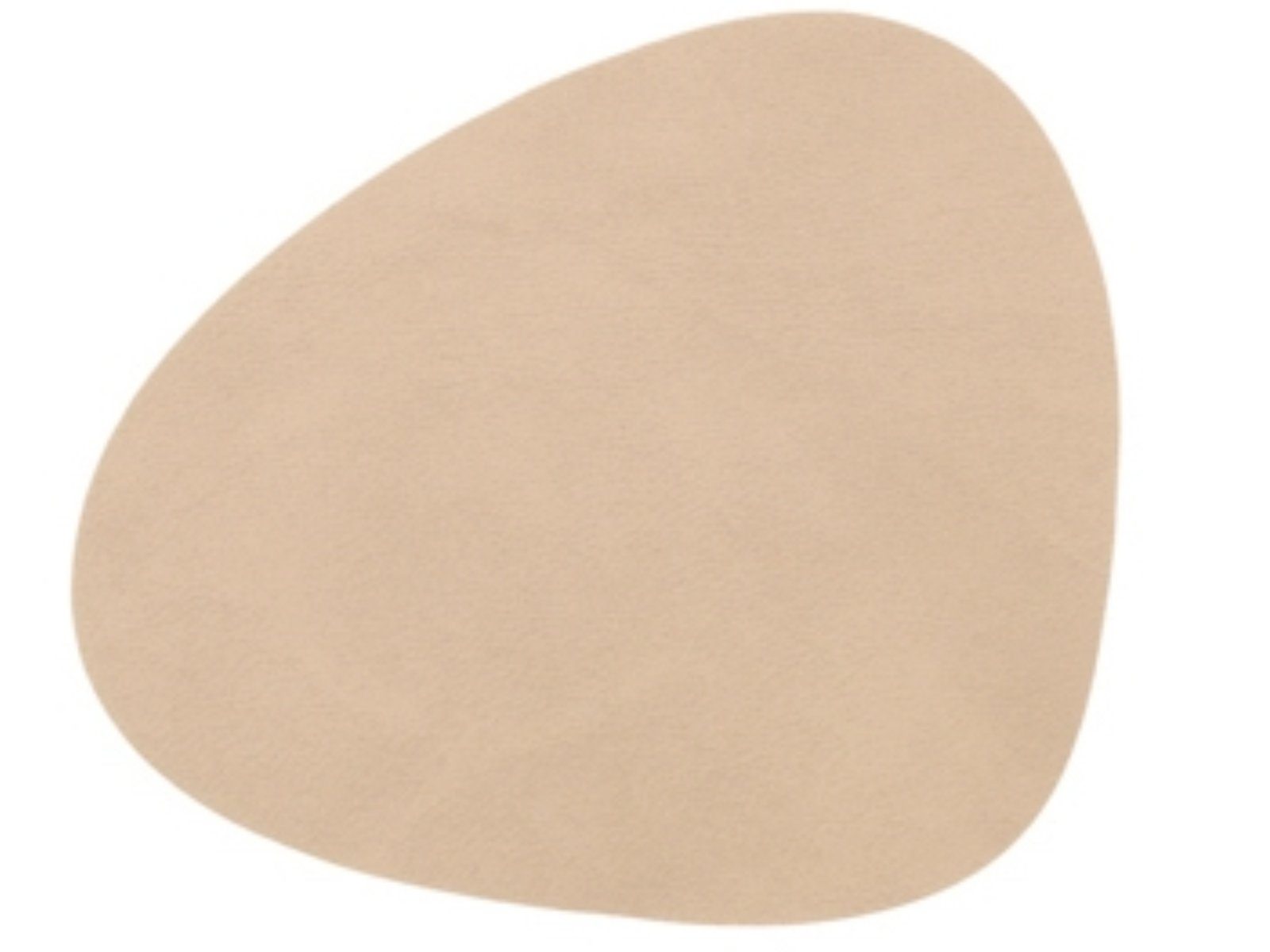 Platzset, NUPO Untersetzer Curve sand 11 x 13 cm, LIND DNA