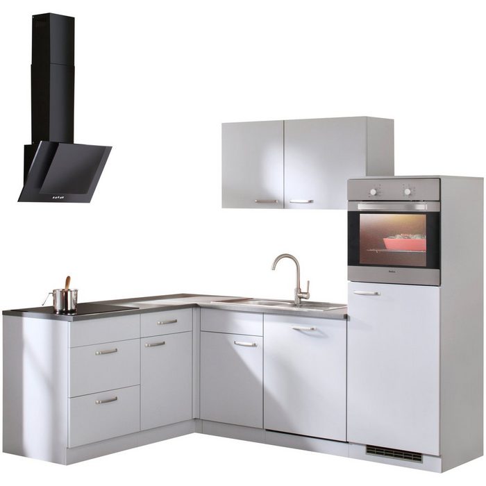 wiho Küchen Winkelküche Michigan mit E-Geräten 230 x 170 cm