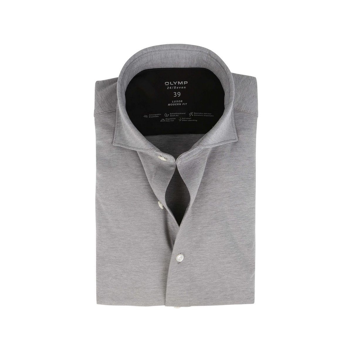 (keine 1-St., Angabe) OLYMP keine Angabe, Unterhemd unbekannt grau