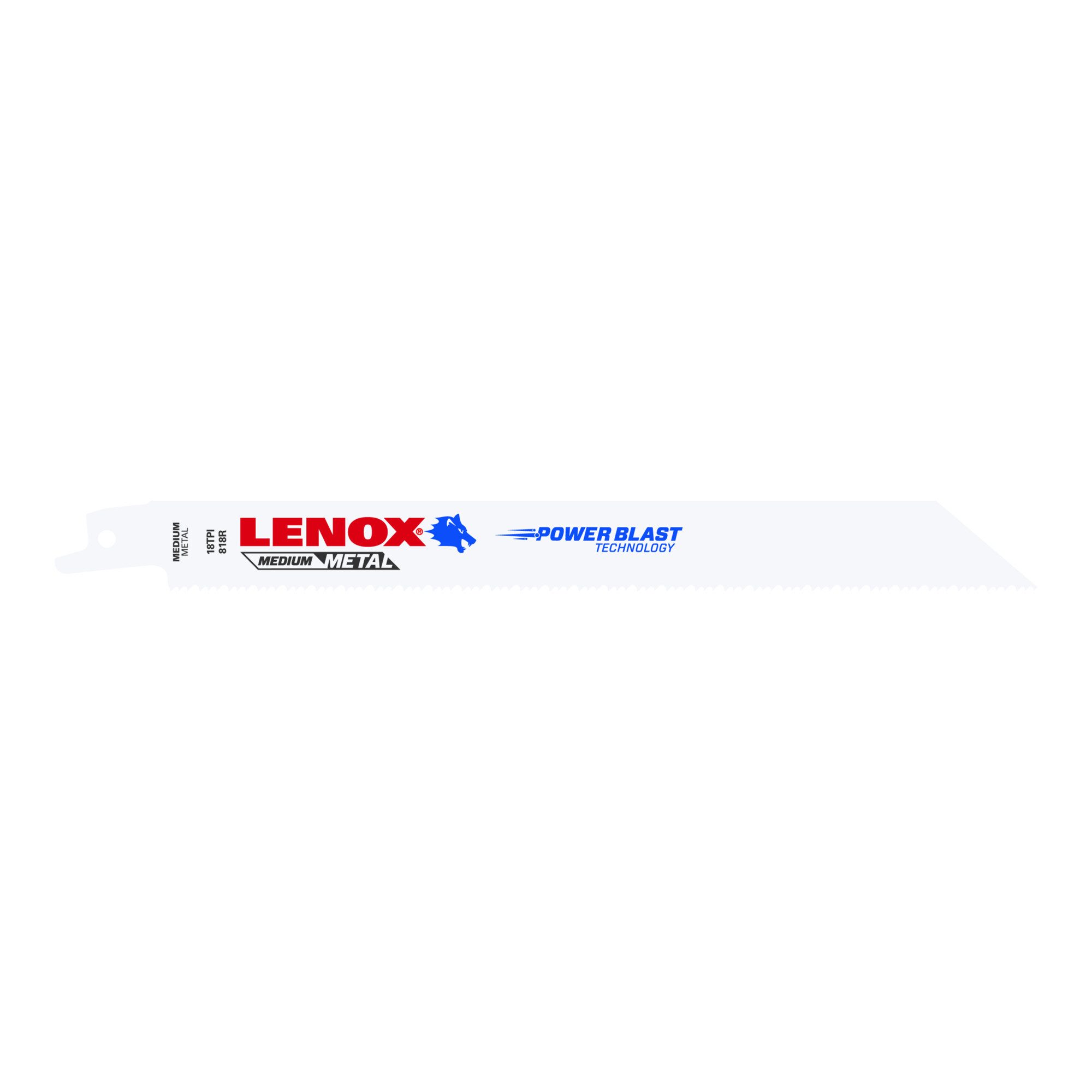 Lenox Säbelsäge Säbelsägeblatt 818R L.203mm B.19mm TPI 18 5 St./Karte 5 Stk