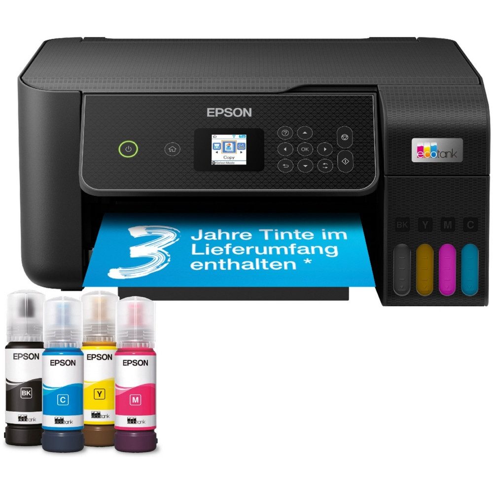 Epson Epson EcoTank ET-2871 Multifunktionsgerät Drucker Multifunktionsdrucker, (USB 2.0, Duplex)