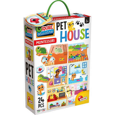 Lisciani Lernspielzeug »Montessori Haustierhaus - Zuordnung«