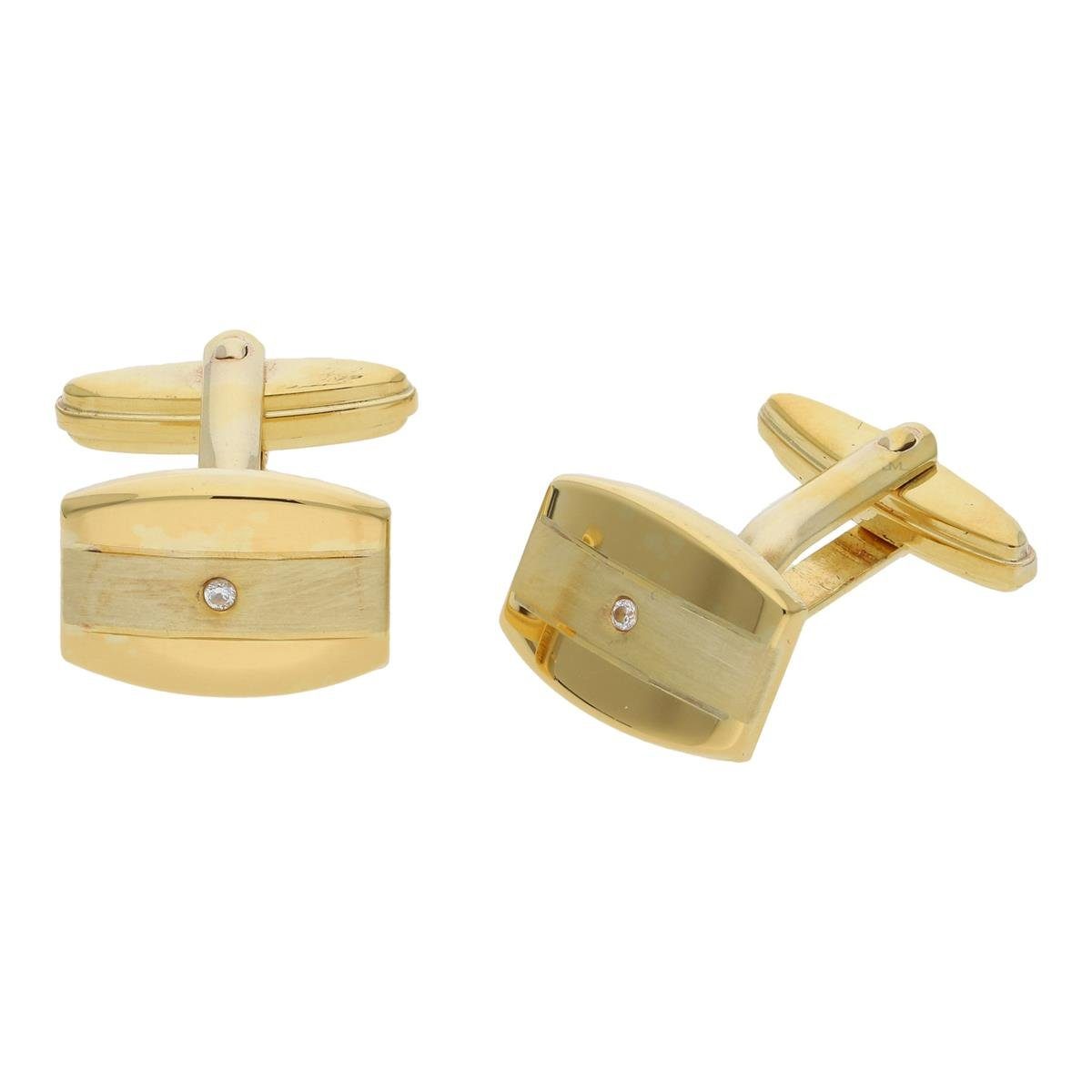 JuwelmaLux Запонки Set JuwelmaLux Запонки 925/000 Sterling Silber Gold plattiert mi